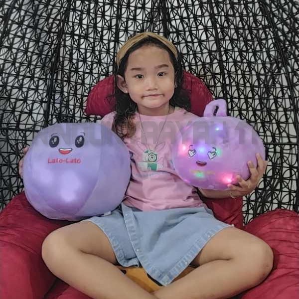 (RA)BONEKA VIRAL LATO LATO LED UKURAN L LINGKARAN 80 CM LUCU DAN IMUT / BONEKA LATO LATO MURAH