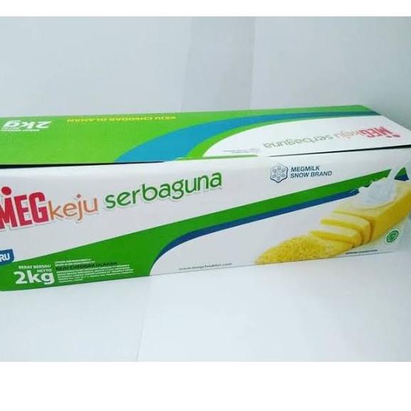 

♦ Keju Cheddar - Cheese Cheddar Meg Serbaguna 2kg ◌