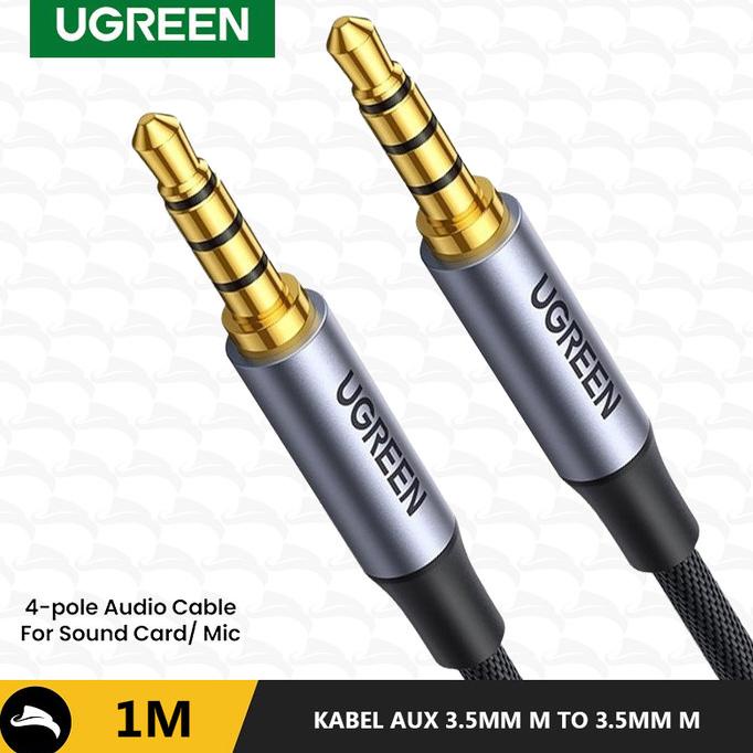UGREEN 20497 KABEL AUDIO AU JACK 3.5MM RING 3 4-POLE HEADPHONE HIFI