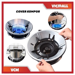 (VCM) Alas Tatakan Cover Kompor Gas Portable Pelindung Anti Angin Dan Slip Universal / PELINDUNG KOMPOR GAS