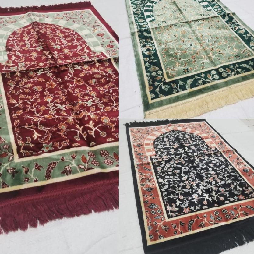 ➽ sajadah yakar karpet / sajadah turki bludru / sajadah premium ❈