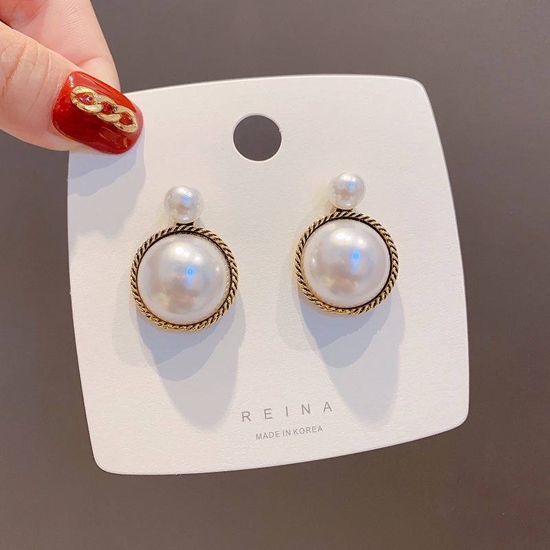 Enxi Gaya Korea Anting925 Perak Jarum Perempuan Temperamen Fashion Kepribadian Yang Berlebihan Perhiasan Earrings Untuk Wanita Pesta GiftE-22006