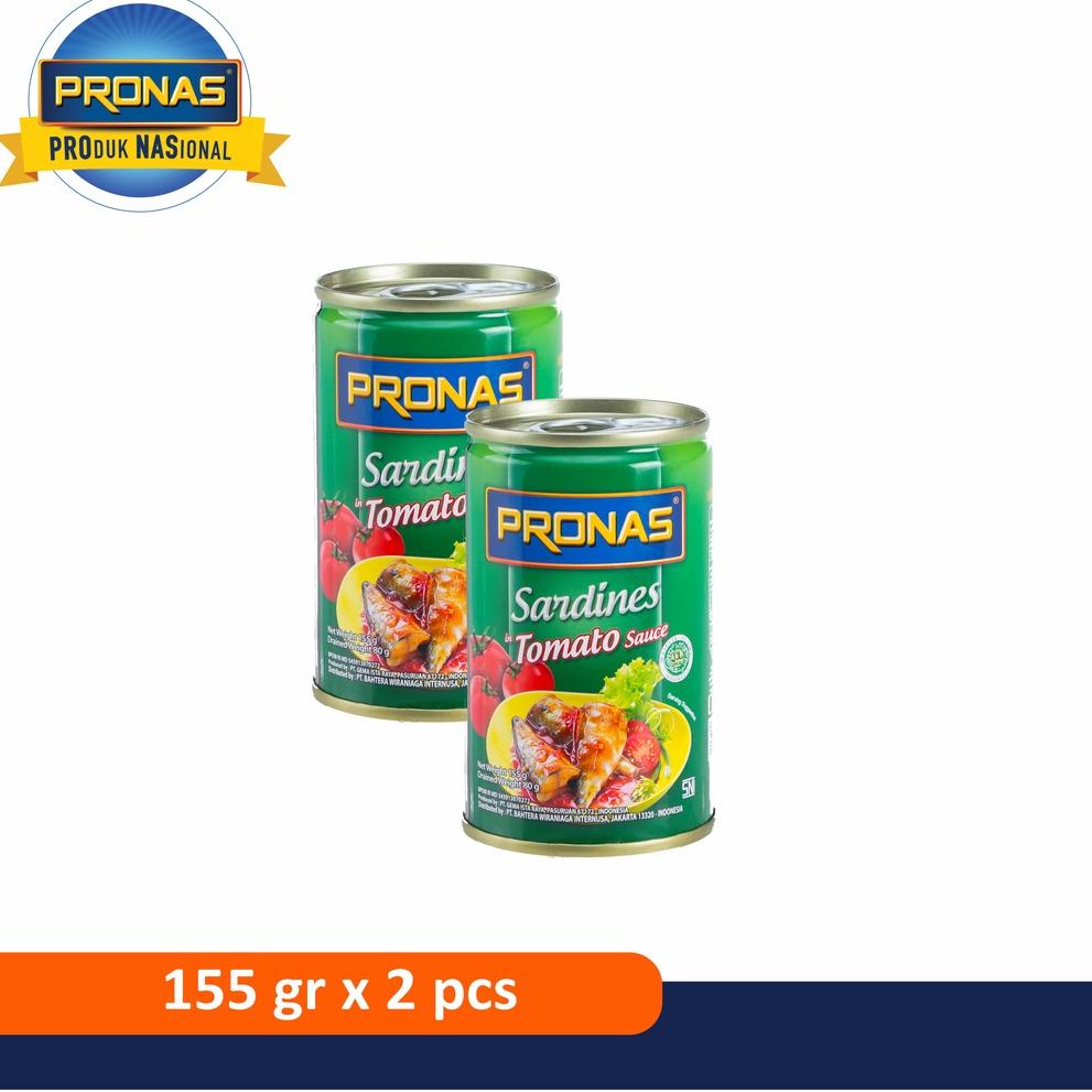 

✔️ PRONAS Sarden Tomat 155 g Bundling 2 pcs