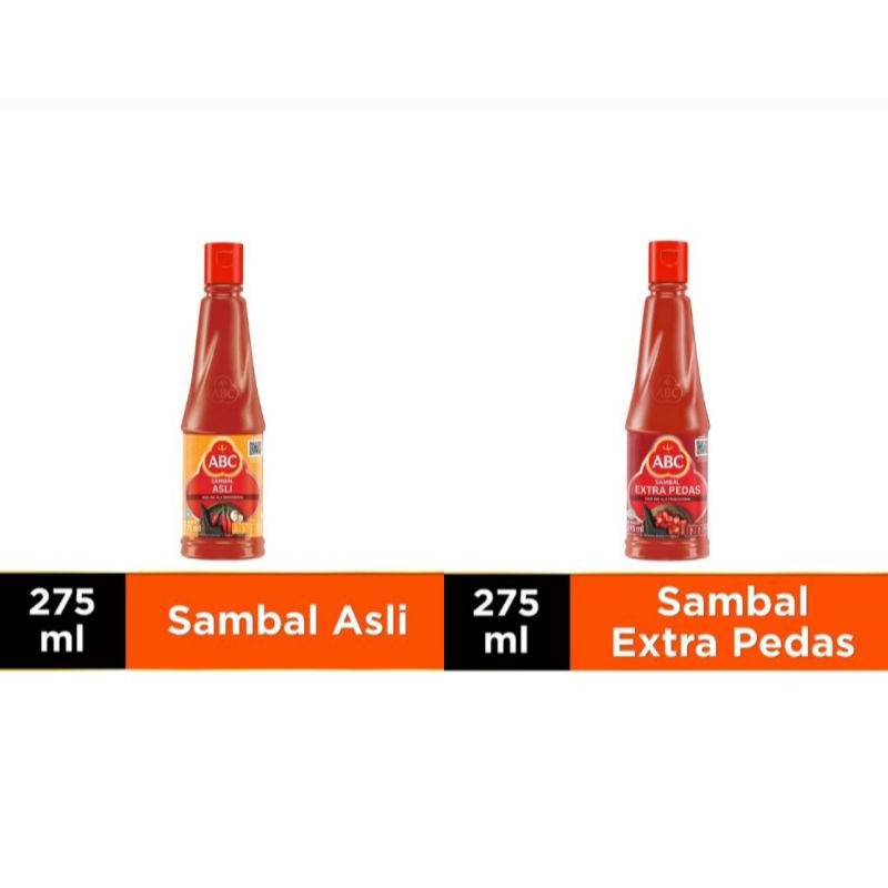 

ABC HEINZ Saus Sambal Asli Botol 275 ml / 135 ml