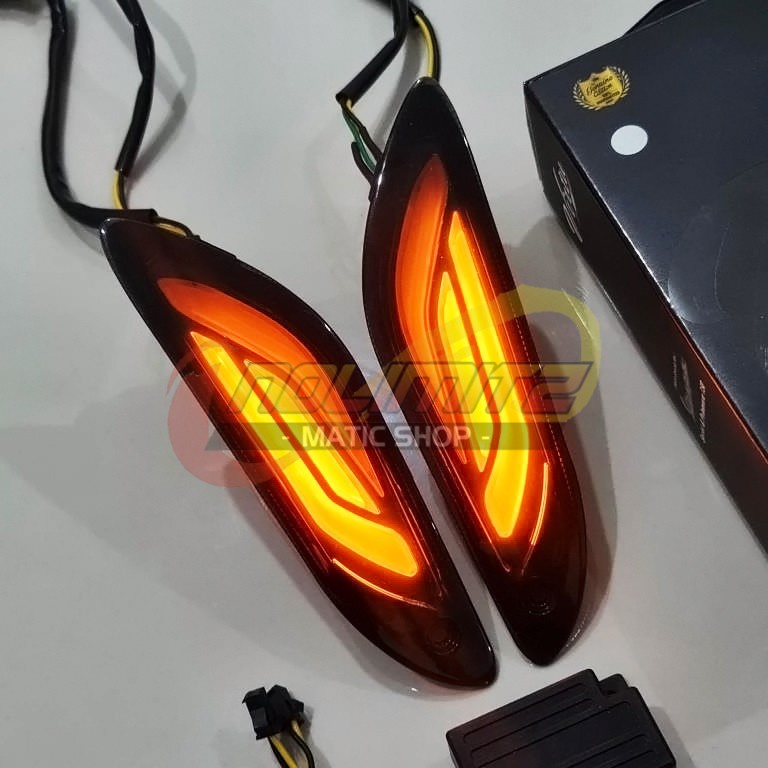 Lampu Sein Belakang Virtu Running LED Vespa Sprint Primavera 3V IGET