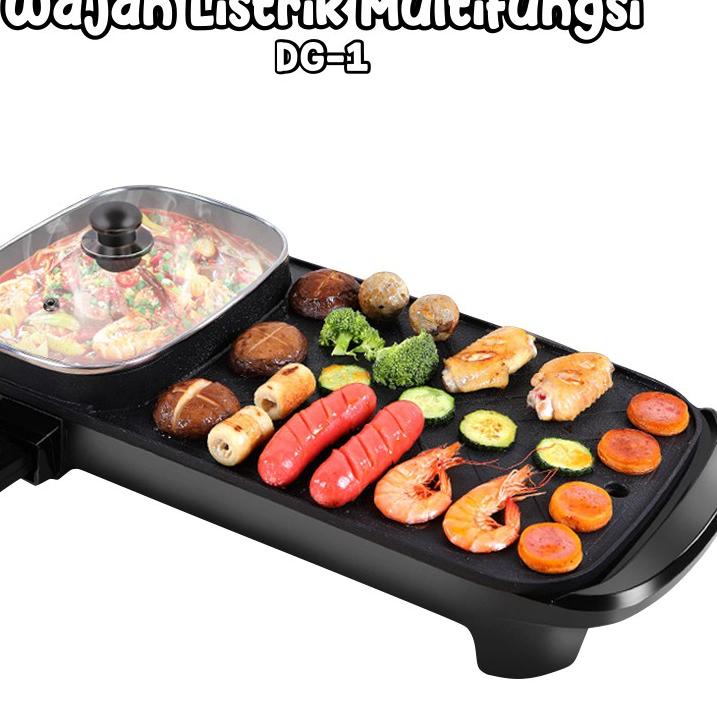 ✰ Grill pan anting lengket / grill pemanggang bbq pan listik electrick grill pan ➦