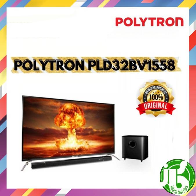 Polytron 32B1550 Led Tv 32 Inch Hdmi With Sound Bar
