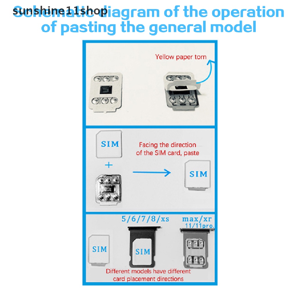 Sho High Quality Terbaru Well Sim Untuk 6S/SE/7 /8/X/XR/XSM /11 /12PM/13/14PM N