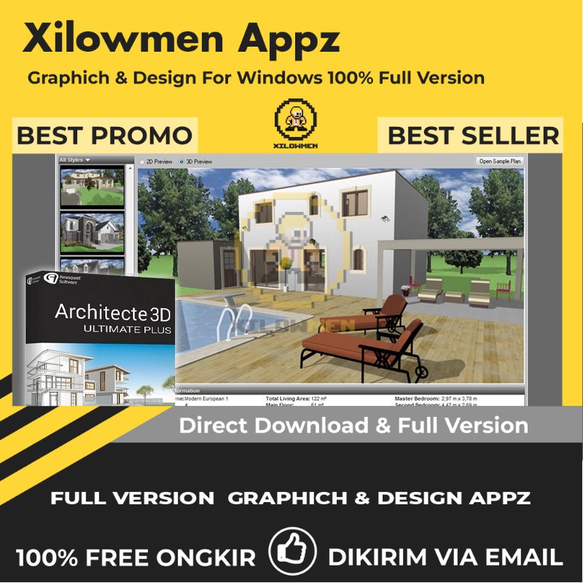 [Full Version] Avanquest Architect 3D Ultimate Plus Pro Design Graphics Lifetime Win OS