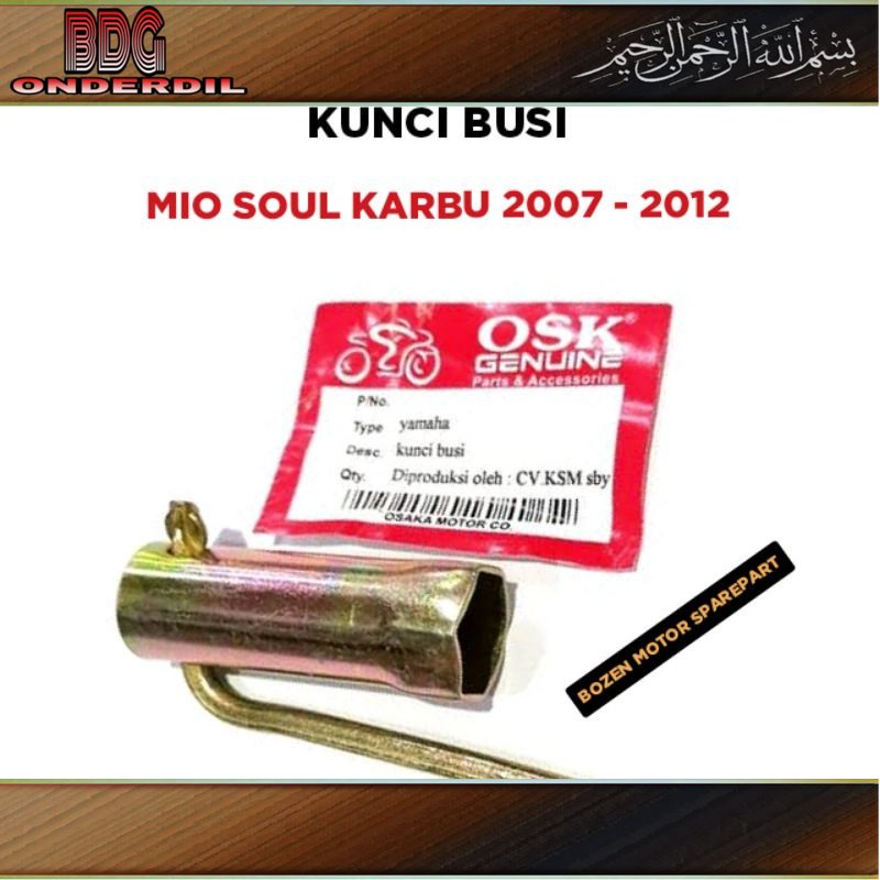 Kunci Busi Yamaha Mio Soul Karbu Lama 2007 2008 2009 2010 2011 2012 / Konci Busy Motor OSK