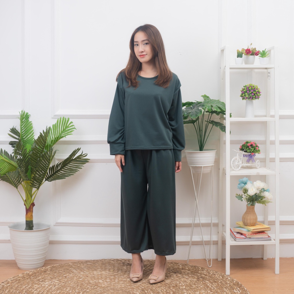 ALESHA - ONE SET EMILY WANITA / SETELAN WANITA BABYTERRY