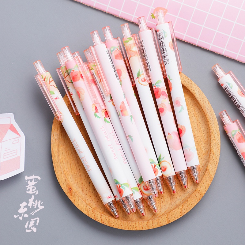 0.5mm Pena Netral Yang Dapat Dihapus Pena Tanda Tangan Kawaii Anime Kartun Press Gel Pen Kantor Sekolah Ujian Perlengkapan Menulis Siswa Alat Tulis