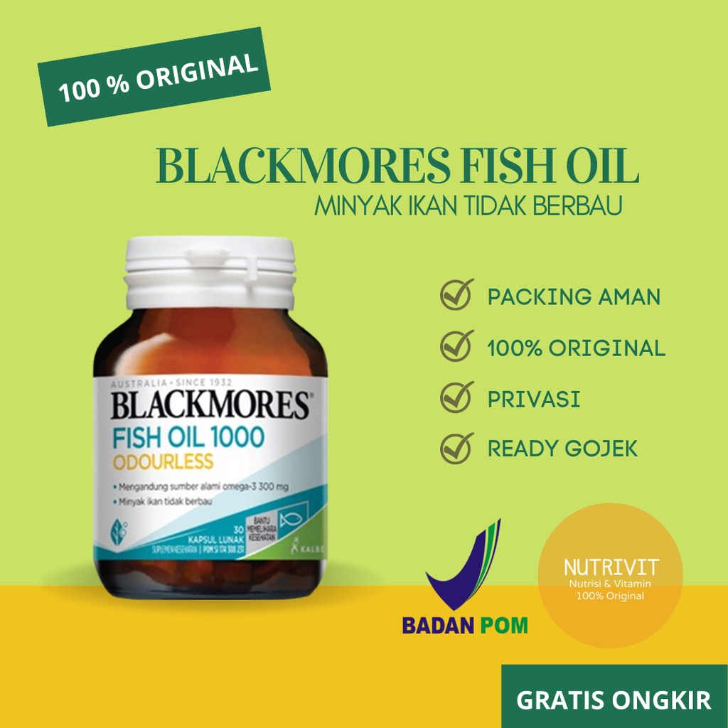 Blackmores Odourless Fish Oil 1000