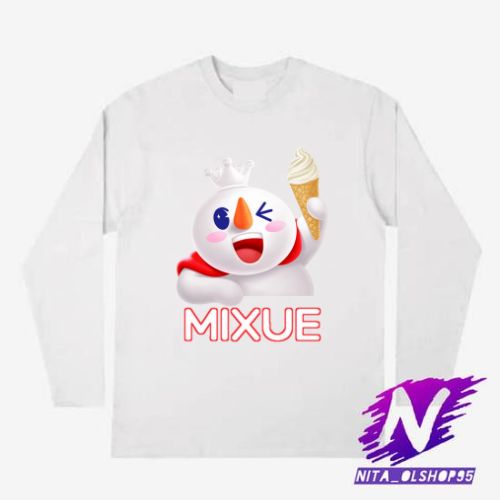 baju kaos anak lengan panjang mixue