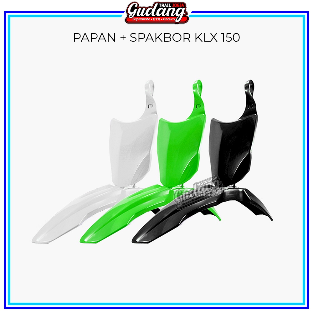 Spakbor Depan HRV Slebor Depan KLX Plus Papan Nomor KLX 150 BIGFOOT DTRACKER NEW