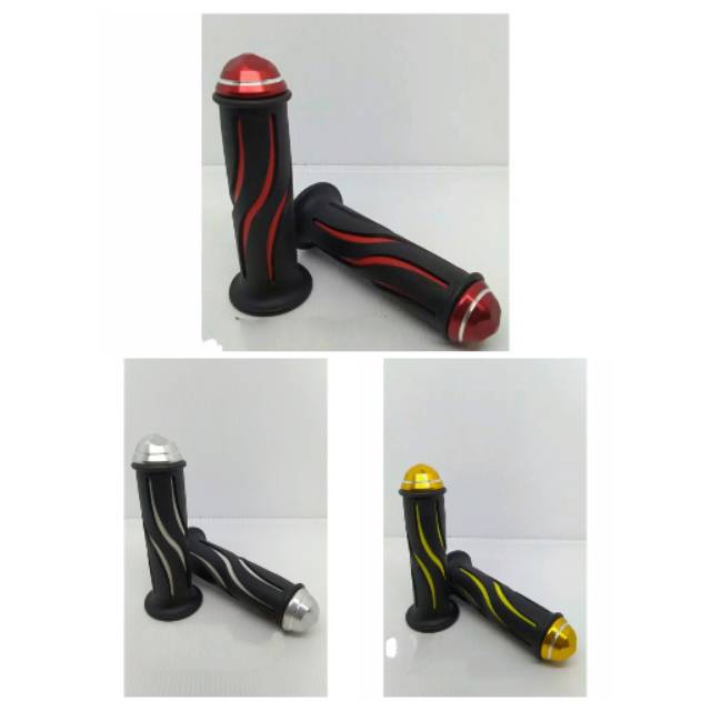 handgrip garis+jalu grip handfat grip gas karet + jalu handgrip variasi universal