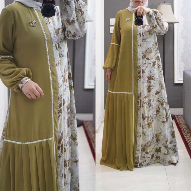 RAHNA DRESS BY AMORI/DRESS AMORI TERBARU/DRESS PREMIUM