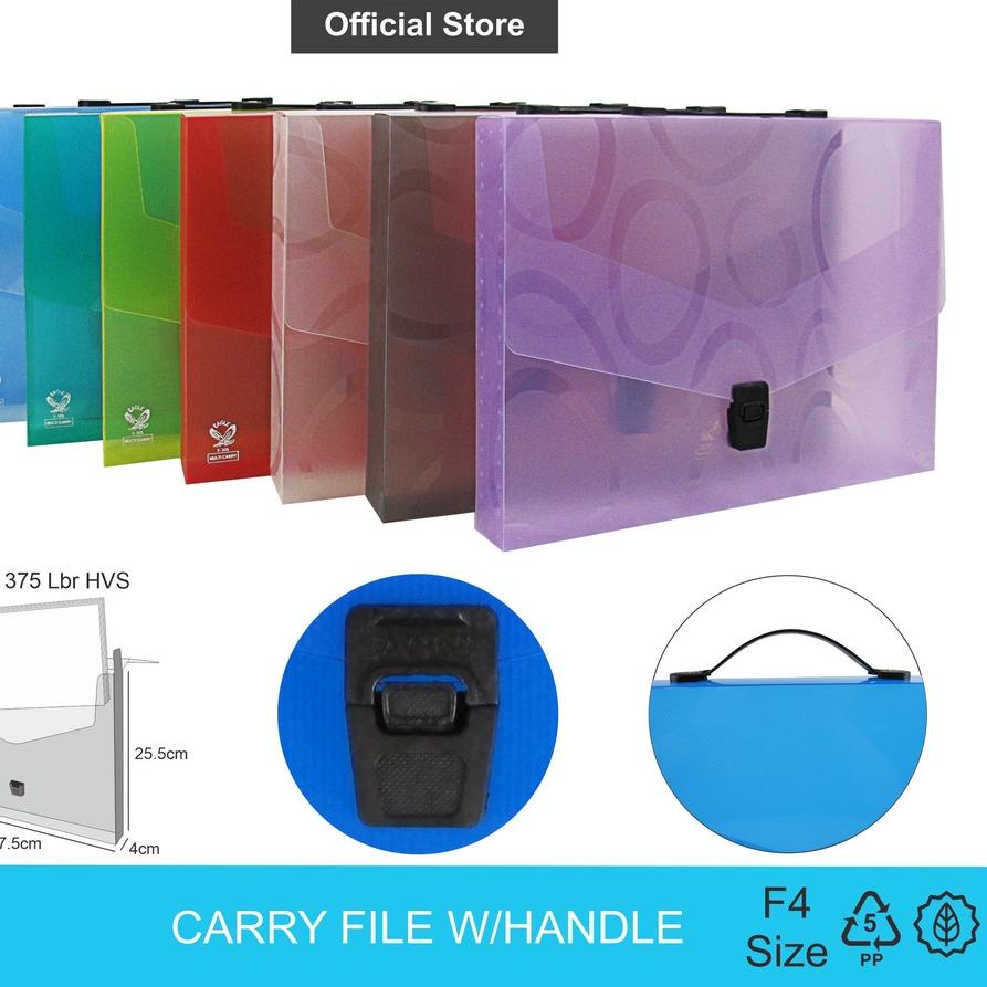 

Termurah | TD4 | EAGLE Tas Dokumen F4 (Folio) / Map Dokumen Tenteng / Carry File With Handle