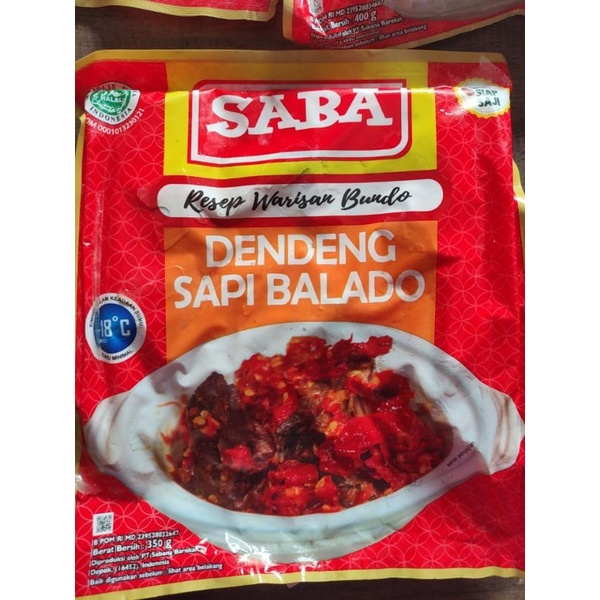 

SABA Dendeng Sapi Balado 400gr