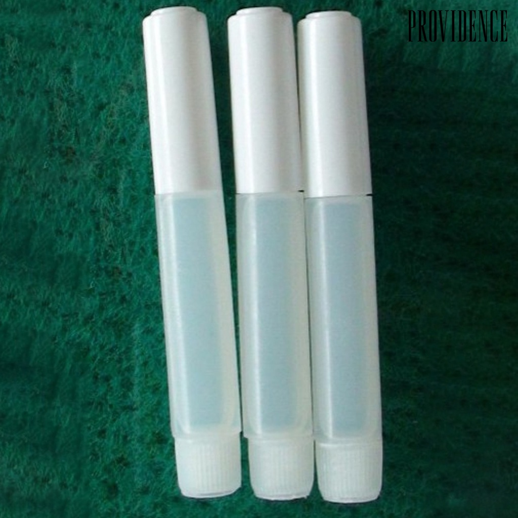 Providence 1set Kuku Palsu Tidak Berbahaya Untuk Kuku Penuh Penutup Gloss Fadeless DIY Pendek French Plated Simplicity Artificial Nail Salon Supply