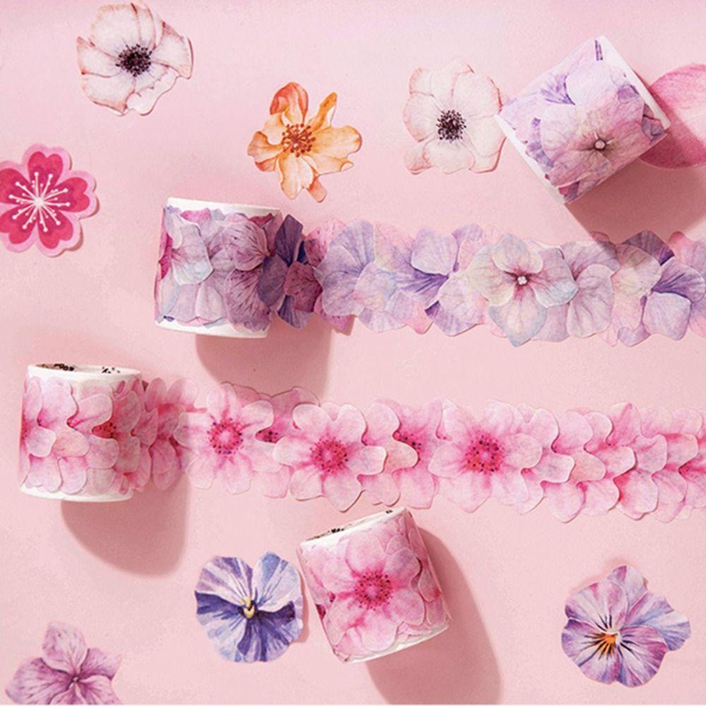 Nanas 50 Pcs/Roll Washi Tape Baru Kreatif Alat Tulis Scrapbooking Sedikit Segar DIY Jurnal Diary Bahan Perekat.Ng Tape