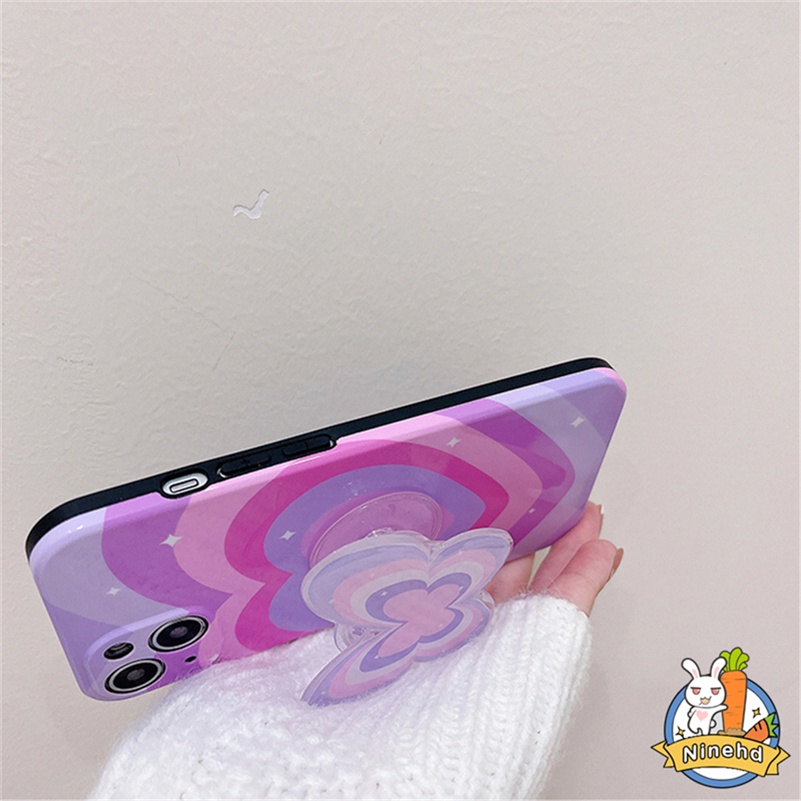 IPHONE Cod Ins Style Butterfly Phone Bracket Airbag Teleskopik Kecil Segar Lipat Desktop Bracket Handphone Stand Holder Untuk Iphone14 13 12 11 Pro Max X Xr Xs Max8 7 6 Plus SE 2020