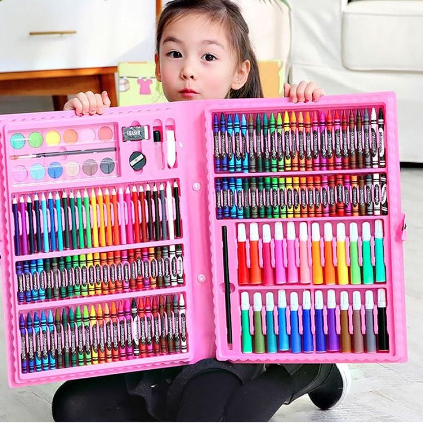 

Paling Update Stationary Set isi 86 Pensil Crayon Warna Cat Air / Perlengkapan Sekolah Menggambar Anak / Alat Warna