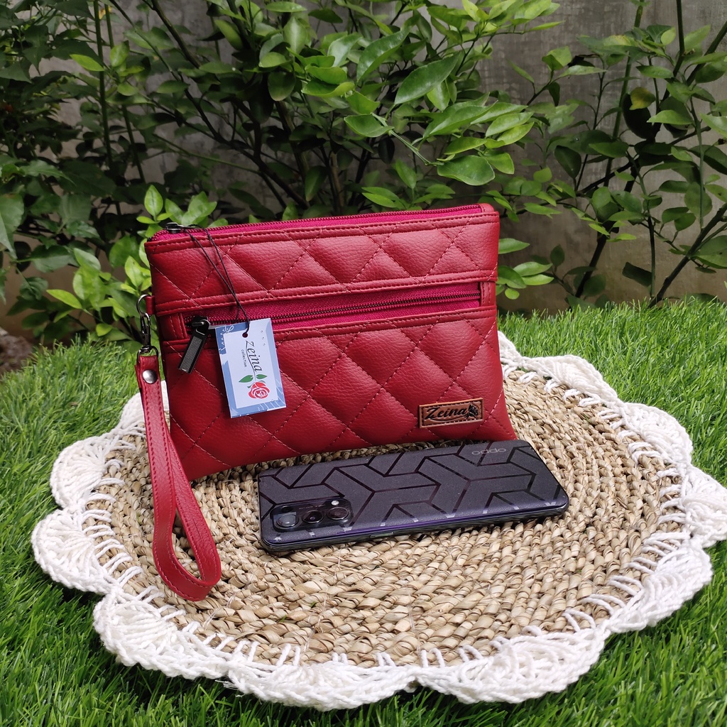 Dompet Wanita Dompet Dua sleting felly