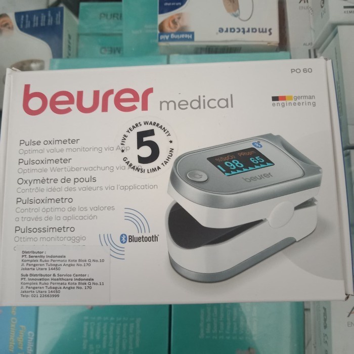 Pulse Oximeter PO 60 Beurer + With Bluetooth