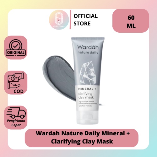 Qeila - Wardah Nature Daily Mineral + Clarifying Clay Mask 60 ml