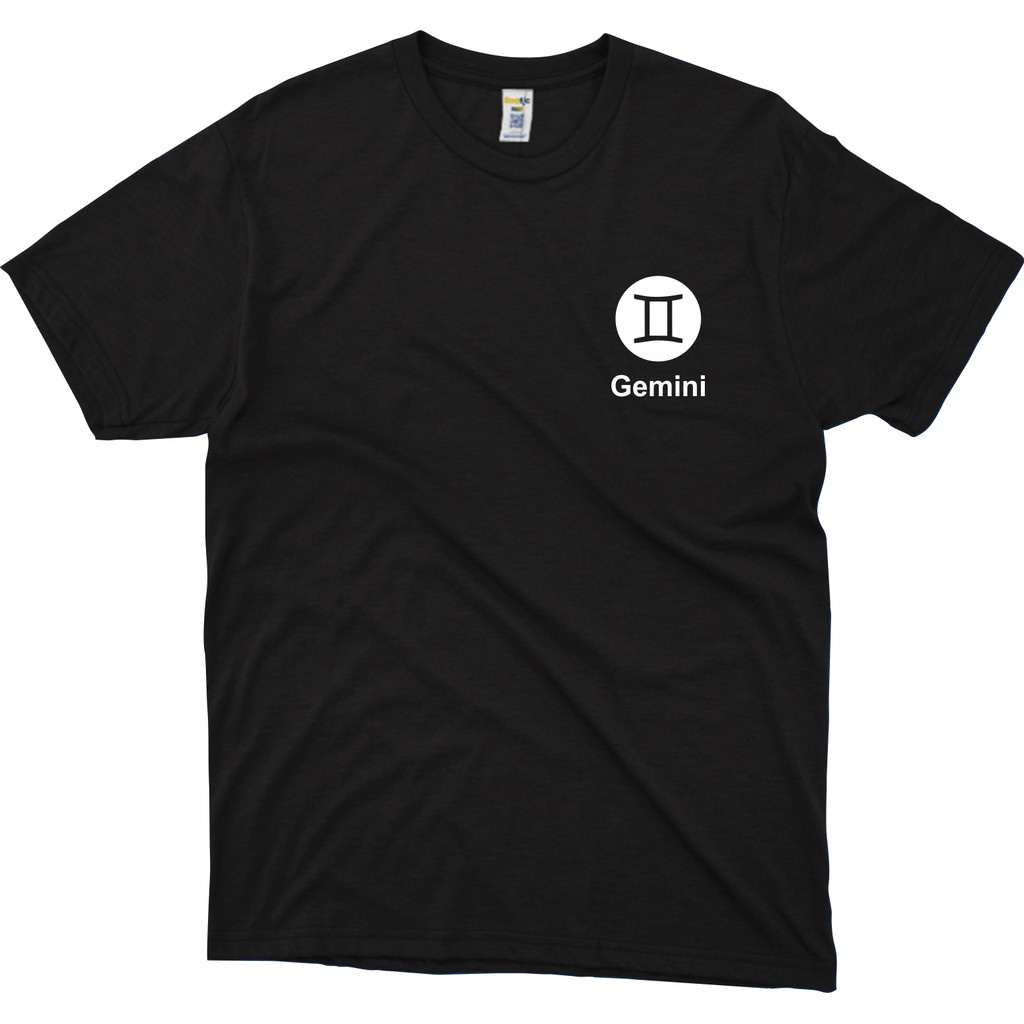 kaos zodiak GEMINI / kaos t shirt baju pria distro keren simple kata kata lucu plesetan jawa sunda