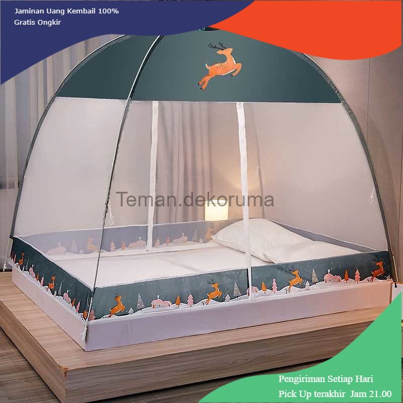 TD - DPR Jaring Anti Nyamuk Kelambu Kasur Mosquito Net 180x200cm - AS475
