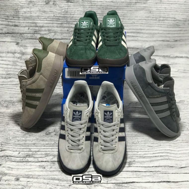 BIG SALE Adidas Broomfield Grey / Grey Navy / Green Gum / Raw Khaki