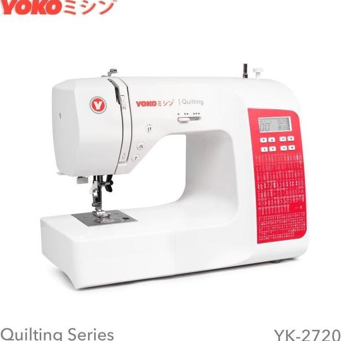Mesin Jahit Portable Yoko Quilting Yk-2720 (Digital &amp; Computerised)