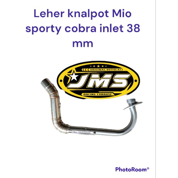 leher knalpot Mio sporty .Mio soul karbu inlet 38 mm