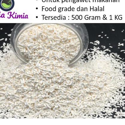 

♢ Potassium Sorbate/ Kalium Sorbat/ Potassium Sorbat/ Pengawet Makanan - 500 Gram & 1 KG ➣