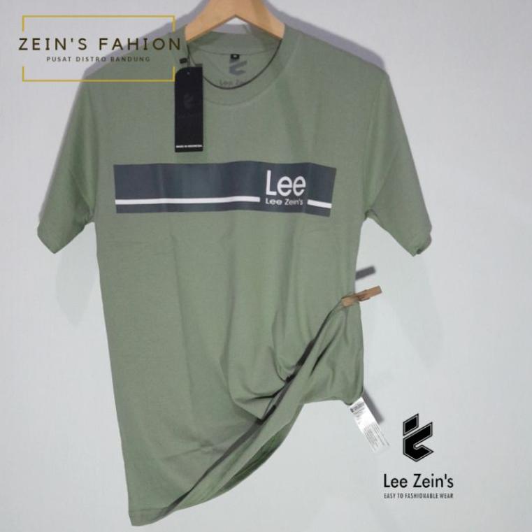 STOK TERBARU Original Kaos Lee Zein's Combed 30s lengan pendek