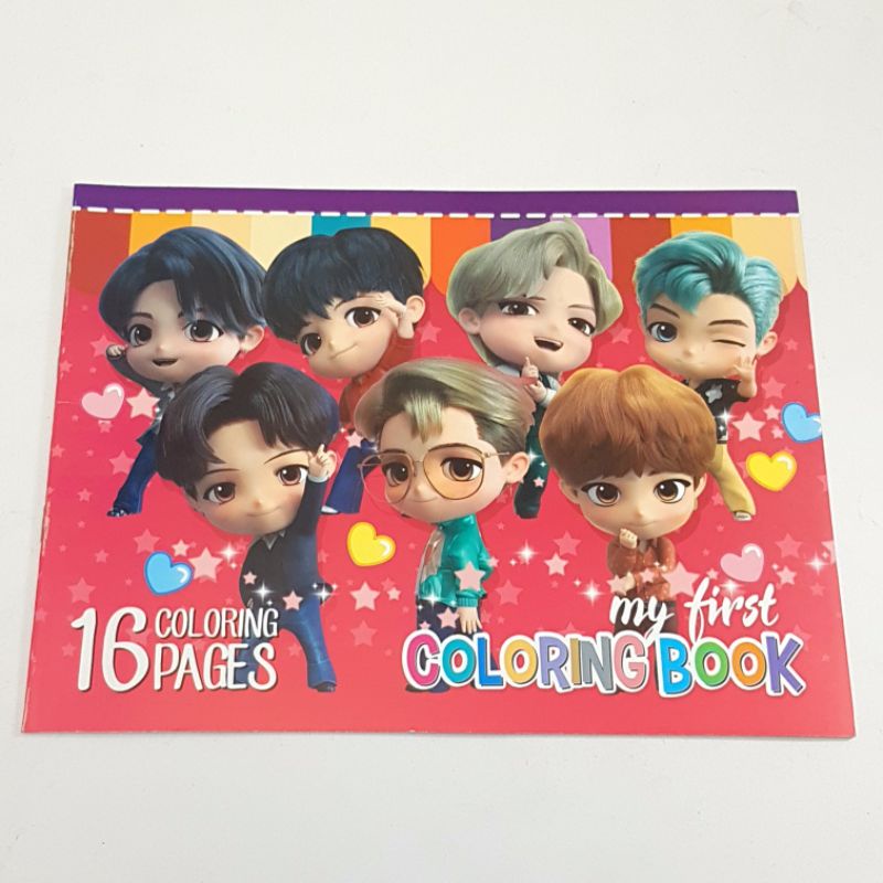 Buku Mewarnai Anak BTS Orang 2201