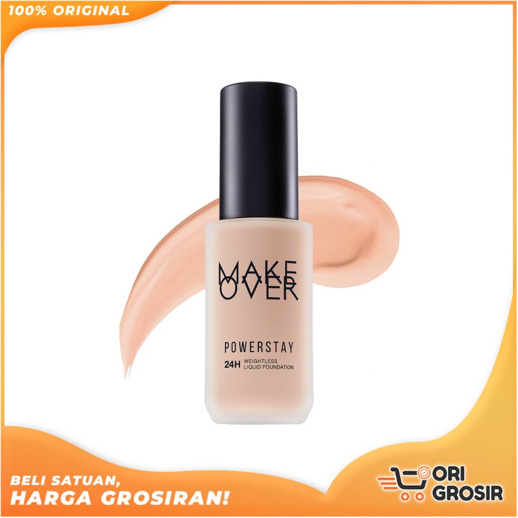 ORI100% MAKE OVER Powerstay 24H Weightless Liquid Foundation | MAKE OVER Powerstay Weightless Liquid