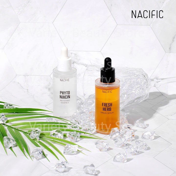 [Beli 1 gratis 1]NACIFIC Natural Pacific Fresh Herb Origin Serum 50ml/NACIFIC Natural Pacific Phyto Niacin Whitening Essence 50ml