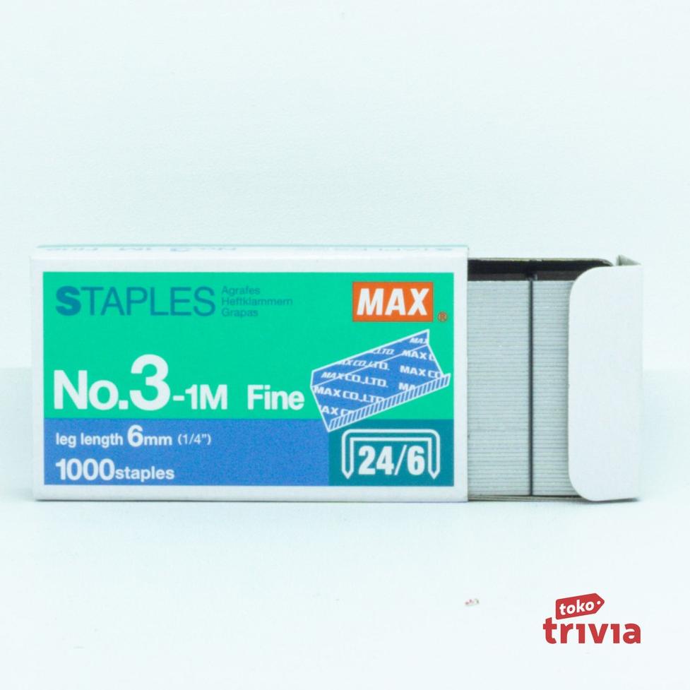 

O31 Isi Stapler MAX NO.3 / Isi Staples MAX NO.3 PALING BAGUS