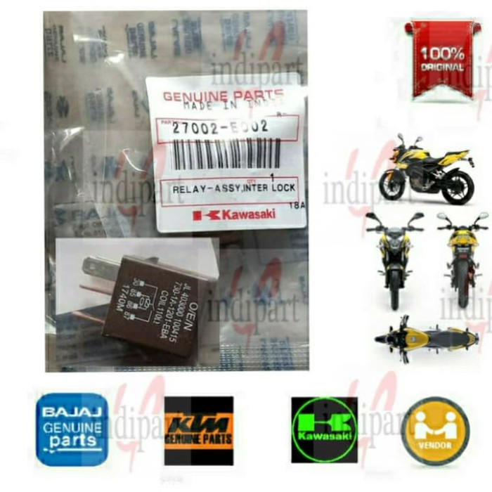 INTERLOCK RELAY KIPAS RADIATOR KAWASAKI BAJAJ PULSAR NS 200 200 NS