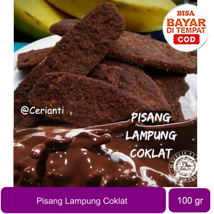 kripik pisang coklat keripik pisang cokelat khas lampung_Cerianti