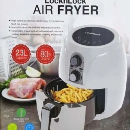 Terlaris Lock N Lock Air Fryer 2.2L 800W. Special Edition Irit Listrik