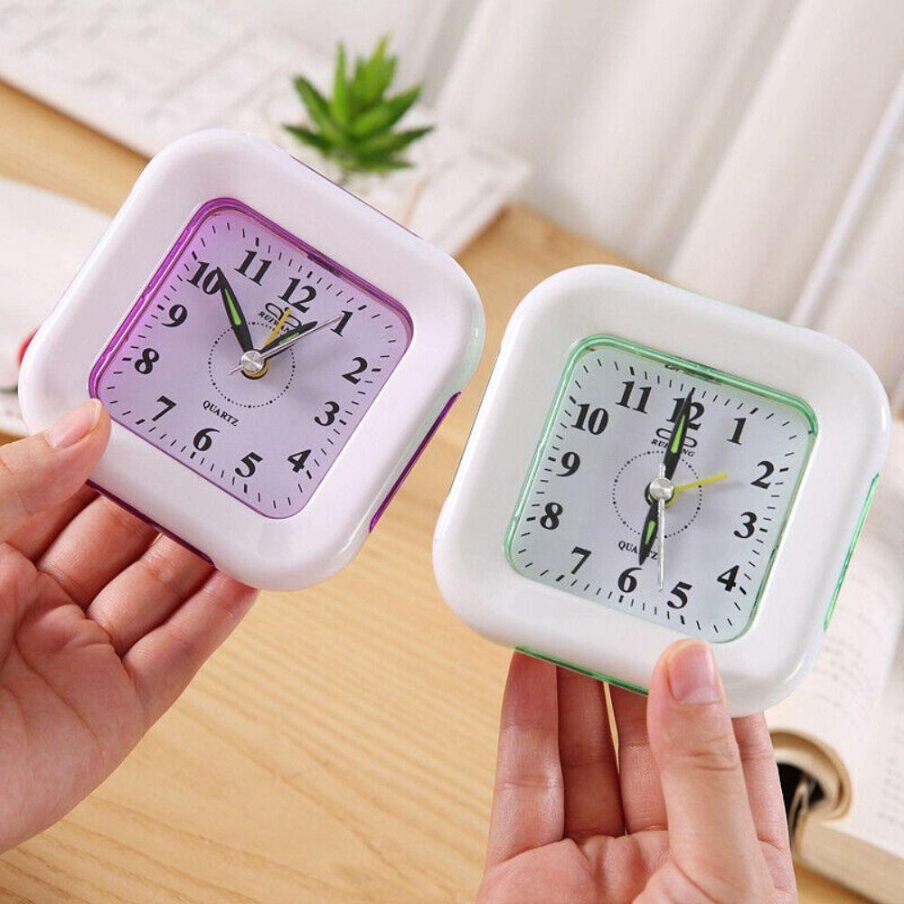 Populer Quartz Alarm Clock Fashion Jam Samping Tempat Tidur Ada Centang Snooze