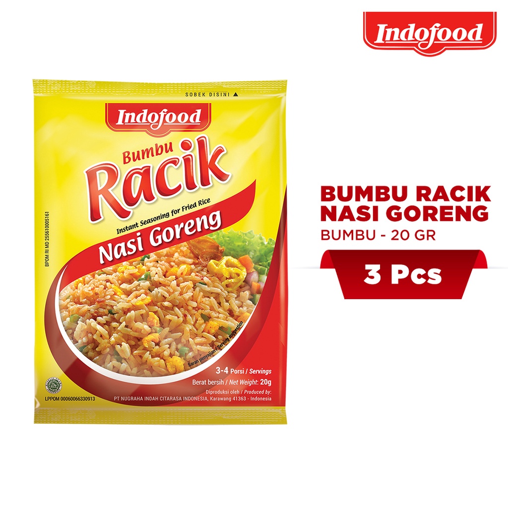 

Bumbu Racik Nasi Goreng 20g - 3 pcs