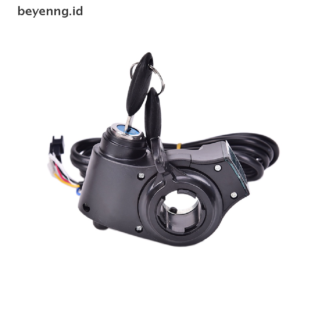 Beyen Bikes Finger Thumb Throttle Dengan Power Switch LCD Display Switch Stang Grips ID