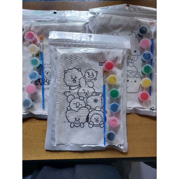 

Goodie Bag Souvenir Ulang Tahun Hampers Mewarnai Coloring Pouch Custom Kids Art