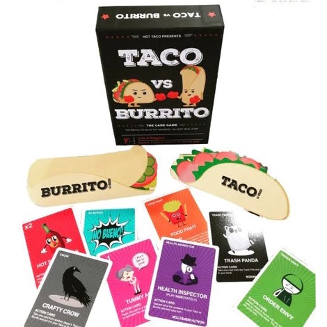 Taco VS Burrito Boardgame Main Kartu Card Game