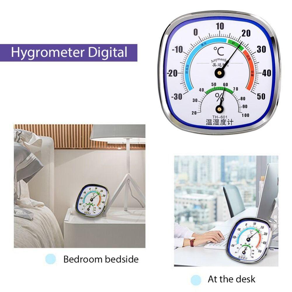 Lanfy Humidity Gauge Wall Mounted Digital Electronic Thermometer Termometer Hygrometer Pengukur Higrometer Ruangan Pengukur Kelembaban Suhu